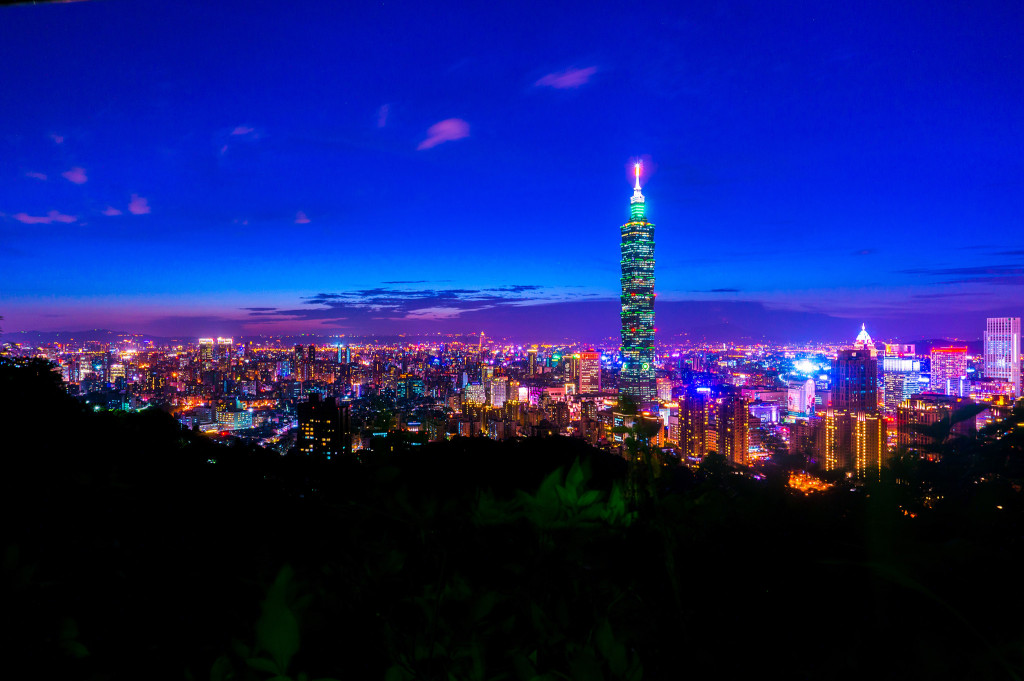 台北101の夜景