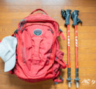 OSPREY（オスプレー）コメット30とトレッキングポール