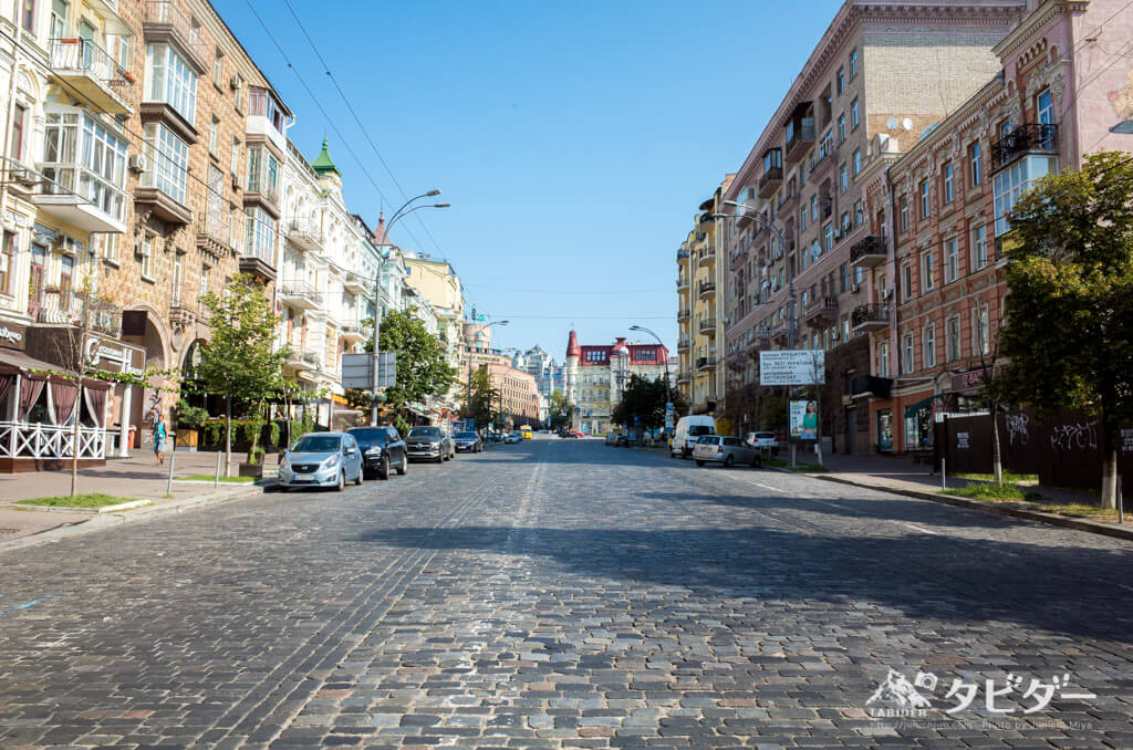 キエフの住宅街